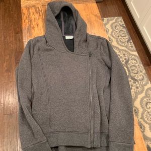 Athleta asymmetrical zip sweatshirt